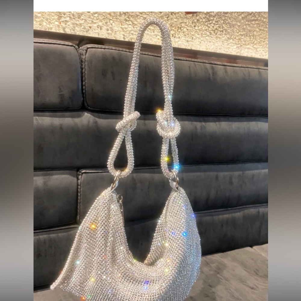 NWOT Zalia Atelier Rhinestone Shoulder Bag